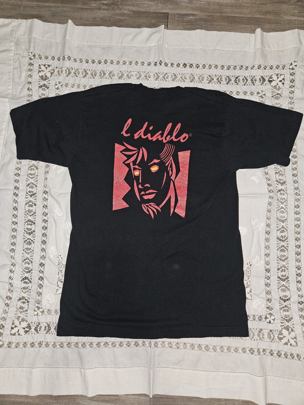 Black Y2K Fruit of the Loom Graphic T Shirt